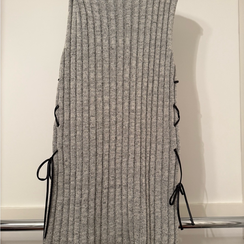 BCBGMaxAzria Gray Knit Dress